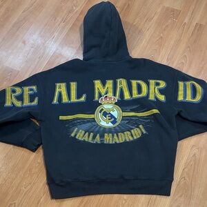 Hollister Black and Gold Hoodie